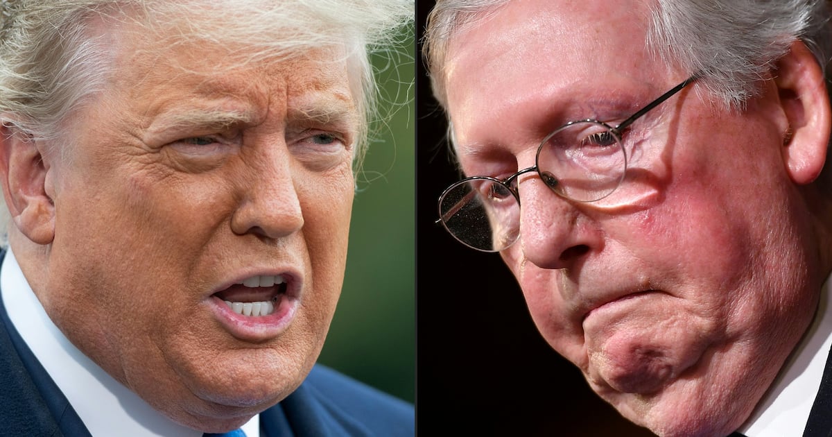 Mitch McConnell noemde Donald Trump een ‚dom‘ en ‚verachtelijke mens‘